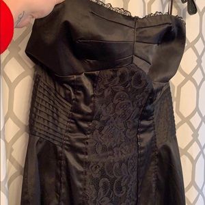 Forever 21 Strapless Lace Little Black Dress